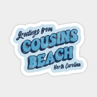 Greetings from Cousins Beach Magnet