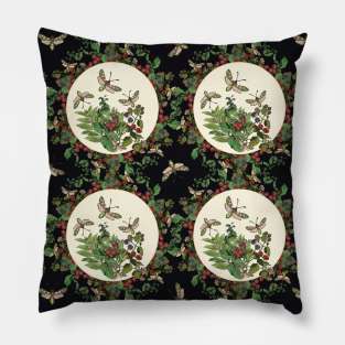 Botanical illustration Pillow