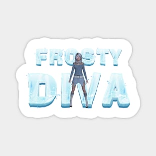 Frosty Diva Magnet