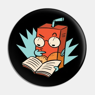 Concentrated juice with a book Pin