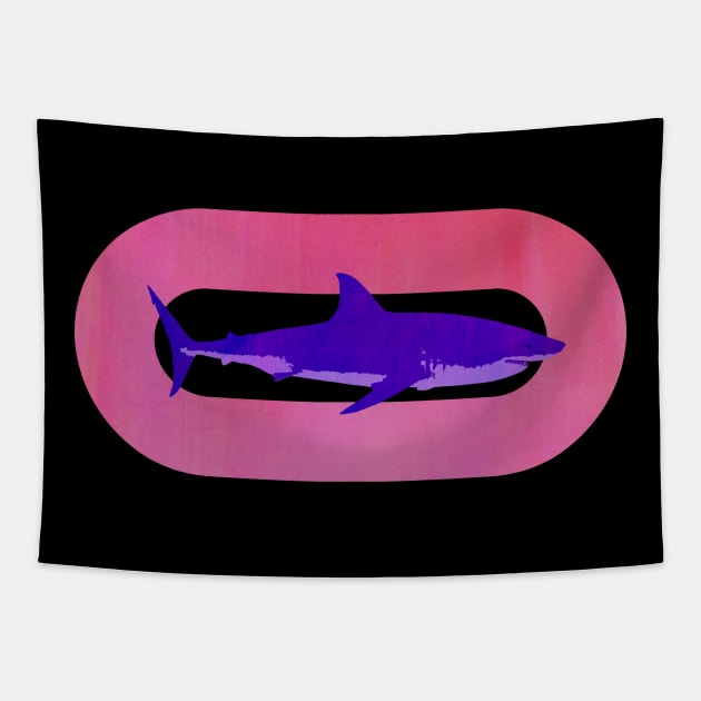 Shark Logo Tapestry by Moon Lit Fox
