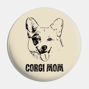 Corgi Mom - Corgi Dog Mom Pin