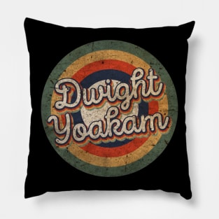 Dwight Name Personalized Yoakam Vintage Retro 60s 70s Birthday Gift Pillow