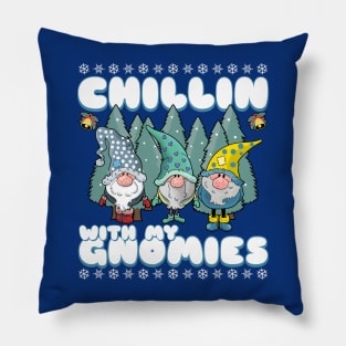 Chillin with my gnomies Pillow