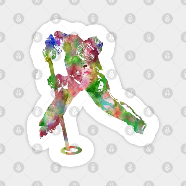 Ringette player Magnet by RosaliArt