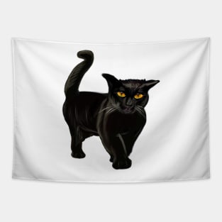 Cat themed Gifts for women and men. Black cat Tapestry