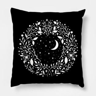 Night Garden Circle Pillow