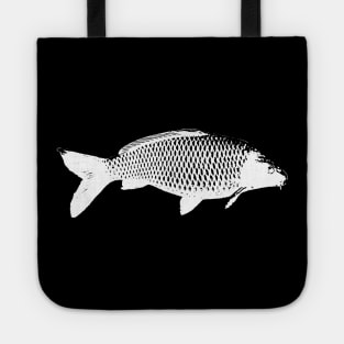 Carp white design Tote