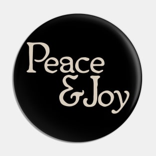 Peace & Joy Pin