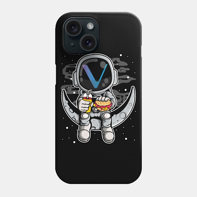 Astronaut Fastfood Vechain Crypto VET Coin To The Moon Token Cryptocurrency Wallet Birthday Gift For Men Women Kids Phone Case by Thingking About