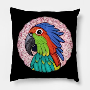 beautiful bright parrot | Pillow