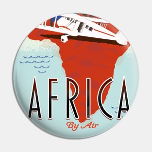 Africa By Air travel poster Pin