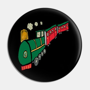 Steam Train Pin