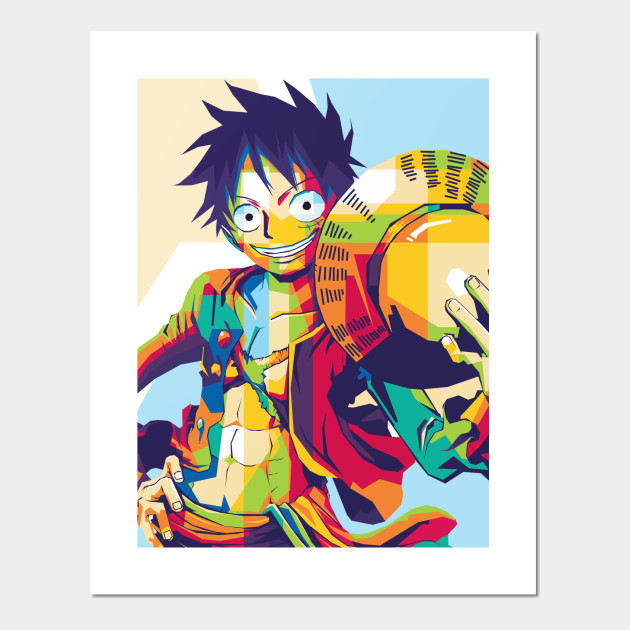Monkey D Luffy Pop Art Luffy One Piece Posters And Art Prints