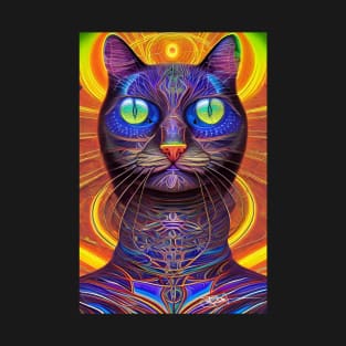 Trippy Cat Vibes 14 T-Shirt