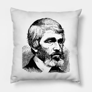 Old man portrait Pillow