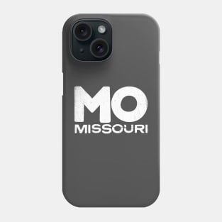 MO Missouri State Vintage Typography Phone Case