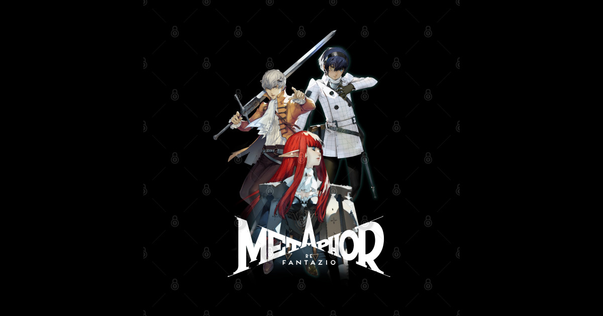 Metaphor Refantazio Trio - Metaphor Refantazio - Sticker | TeePublic