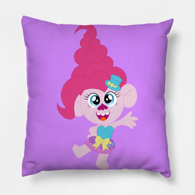 Pinkie Troll Pillow by Ayana Nikole