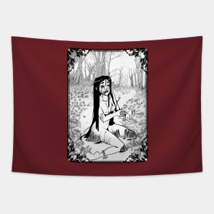 Tree Girl Tapestry