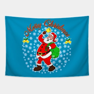 Merry Christmas Santa Tapestry