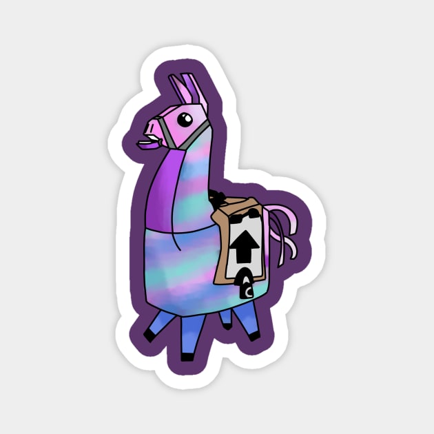 Fortnite llama Magnet by LeeAnnaRose96