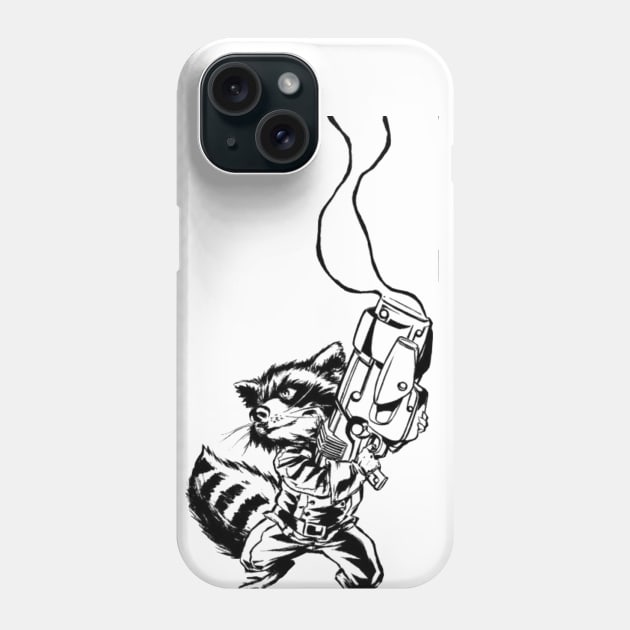 Rocket-raccoon Phone Case by Zadia