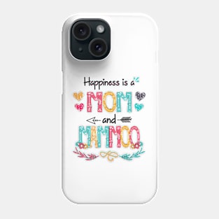 Happiness Is A Mom And Mammoo Wildflower Happy Mother's Day Phone Case