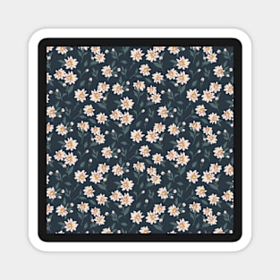 Country Boho Flower Pattern Magnet