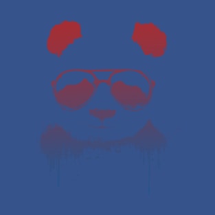 panda wearing glasses 2 T-Shirt