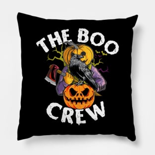 The Boo Crew Halloween Pillow