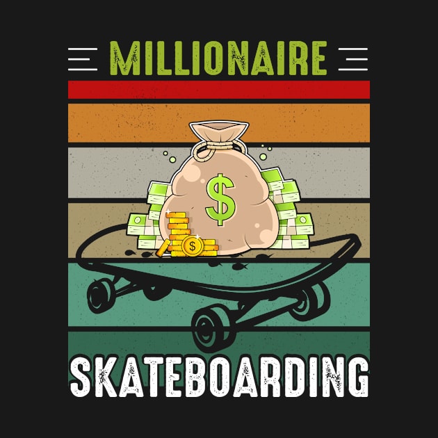 Millionaire Skateboarding by Cashflow-Fashion 