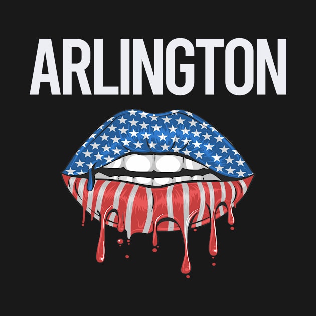 USA Flag Lips Arlington by rosenbaumquinton52