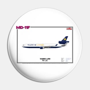 McDonnell Douglas MD-11F - VARIG LOG (Art Print) Pin
