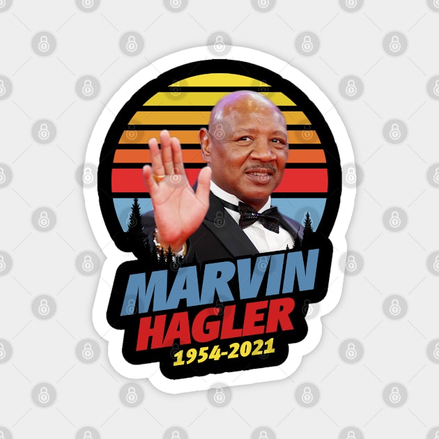 Rip Marvin Hagler 1954-2021 Magnet by OTAKUDANG