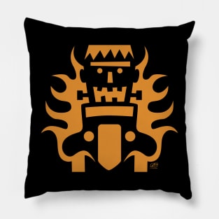 Hot Rod Halloween Frankenstein Pillow