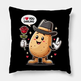 I love you darling-valentine Pillow