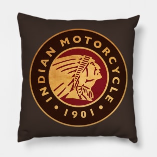 Vintage Indian 1901 Motor Pillow