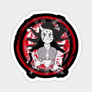 Nezuko demon slayer Magnet