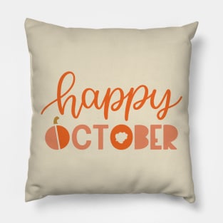 Happy October Pillow