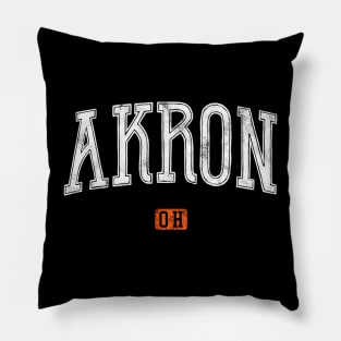 Akron Ohio (variant) Pillow