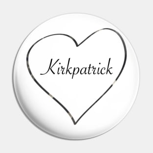 Heart Kirkpatrick (Black) Pin