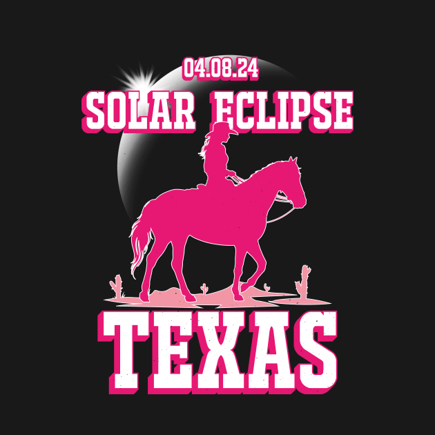 Cowgirl Total Solar Eclipse 2024 4.08.24 Texas by ANAREL