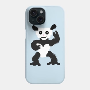 checkered panda Phone Case