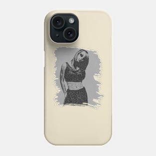 Aaliyah // Retro poster Phone Case