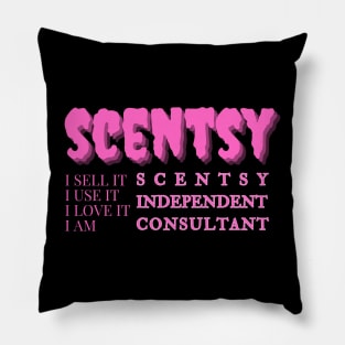 i sell it, i use it, i love it, i am scentsy independent consultant, Scentsy Independent Pillow