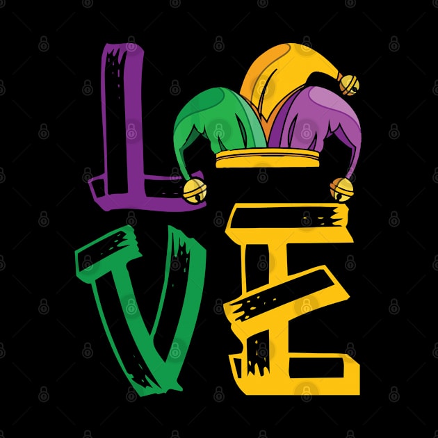 Mardi gras love by Crostreet