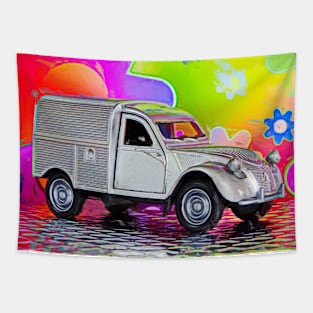 Surreal 2CV Fourgonnette Tapestry