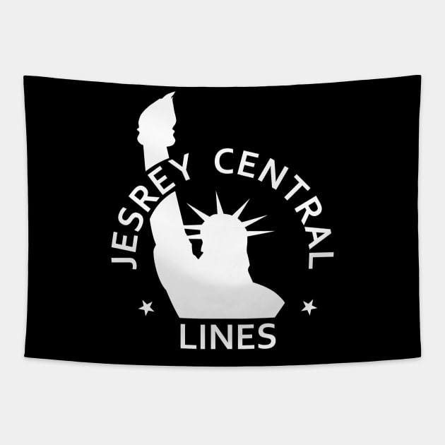 Central Railroad of New Jersey (Jersey Central) Tapestry by Railway Tees For All