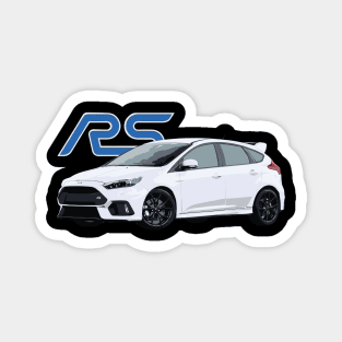 FOCUS RS WHITE DRIFT MODE Magnet